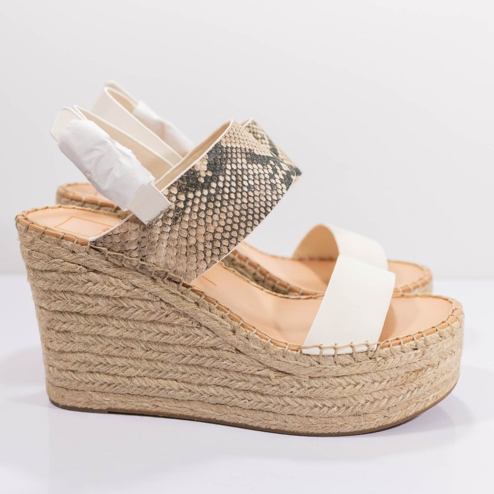 Dolce Vita Spiro Platform Wedge Slingback Sandals
